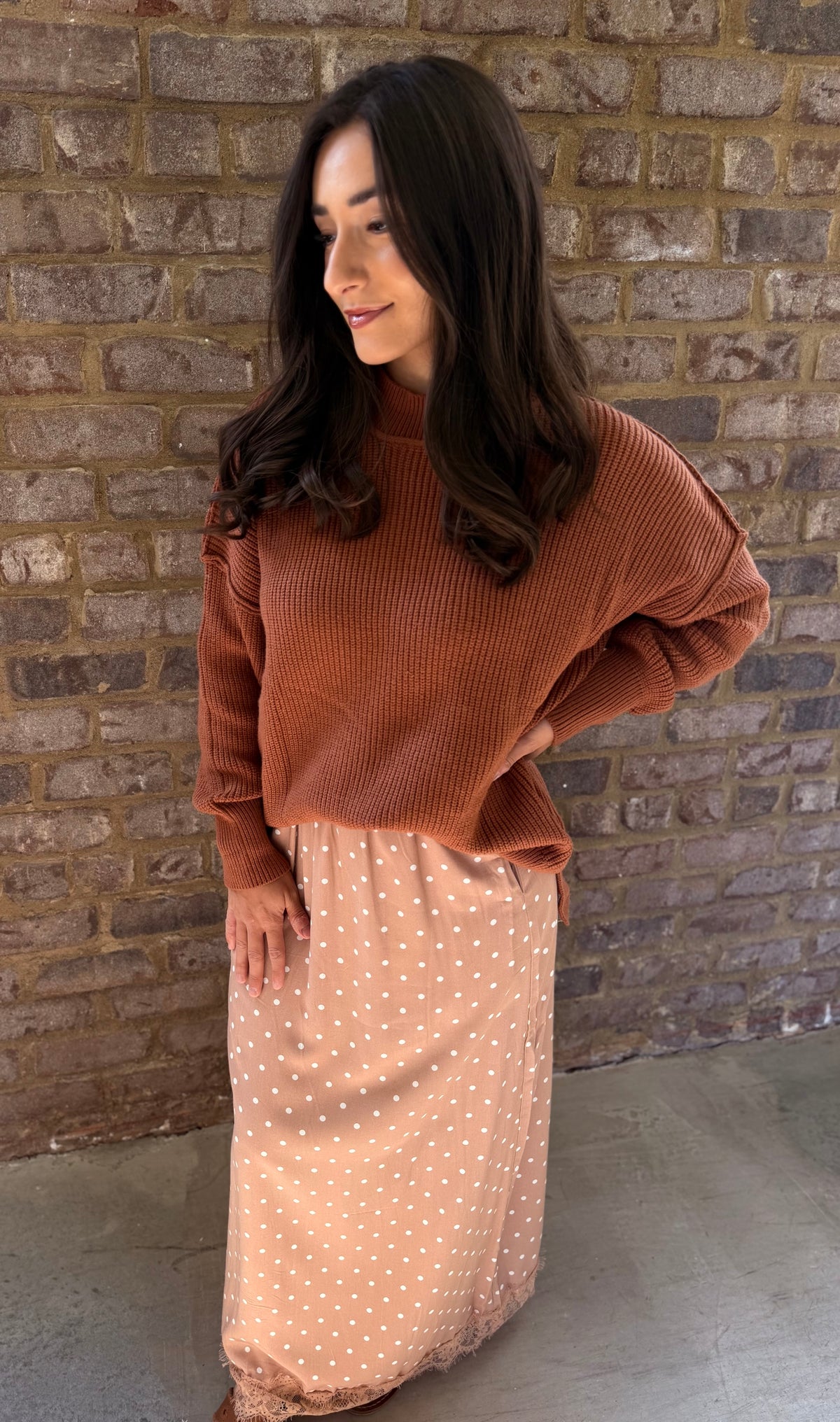 Chestnut Oversized Sweater