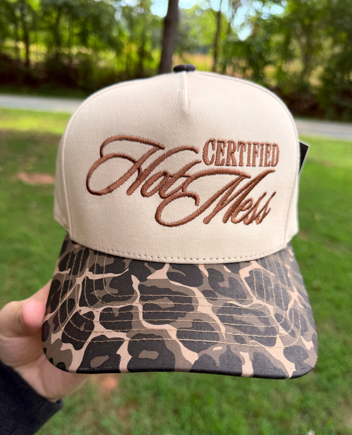 Certified Hot Mess Cheetah Hat