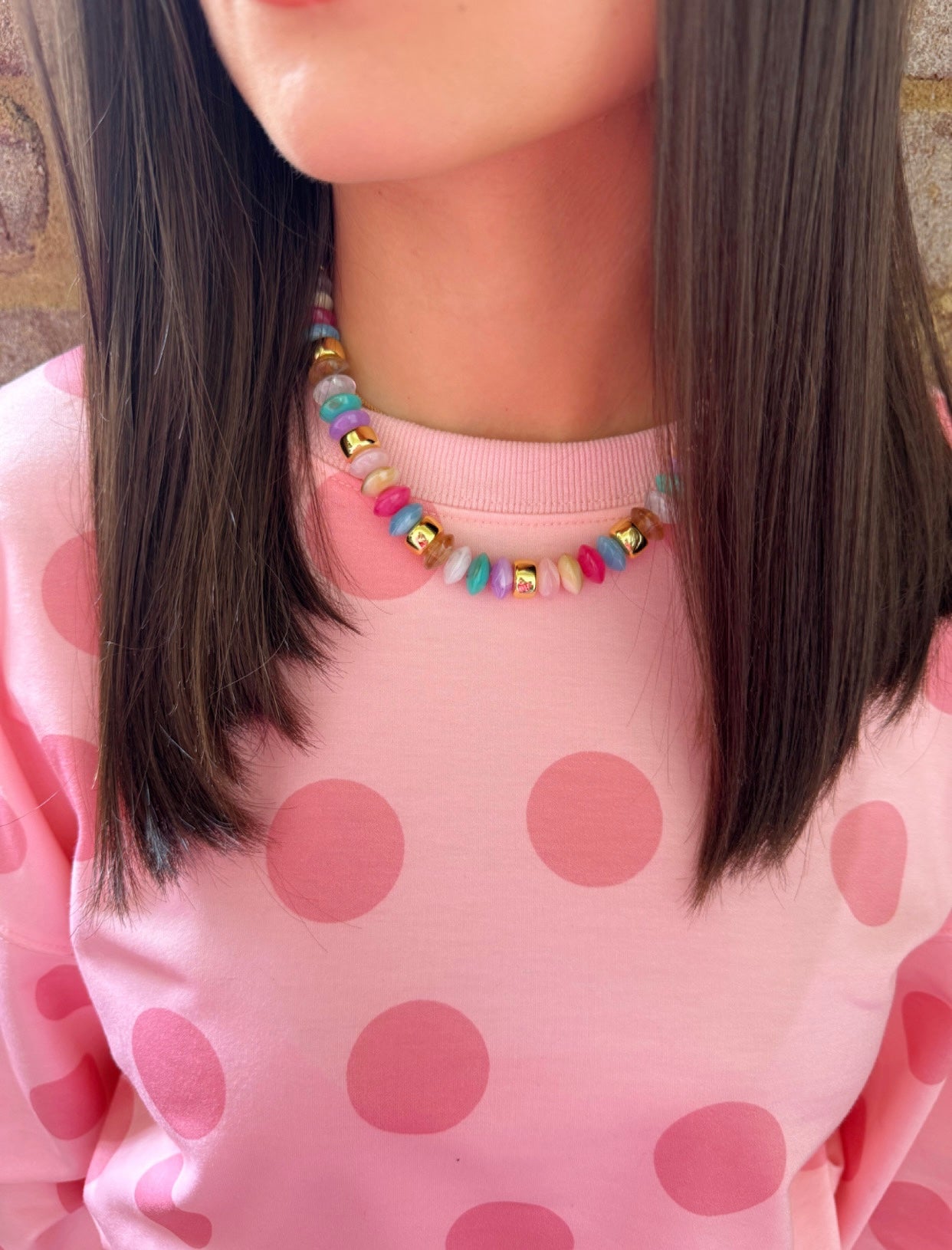Happy Day Colorful Chunky Necklace