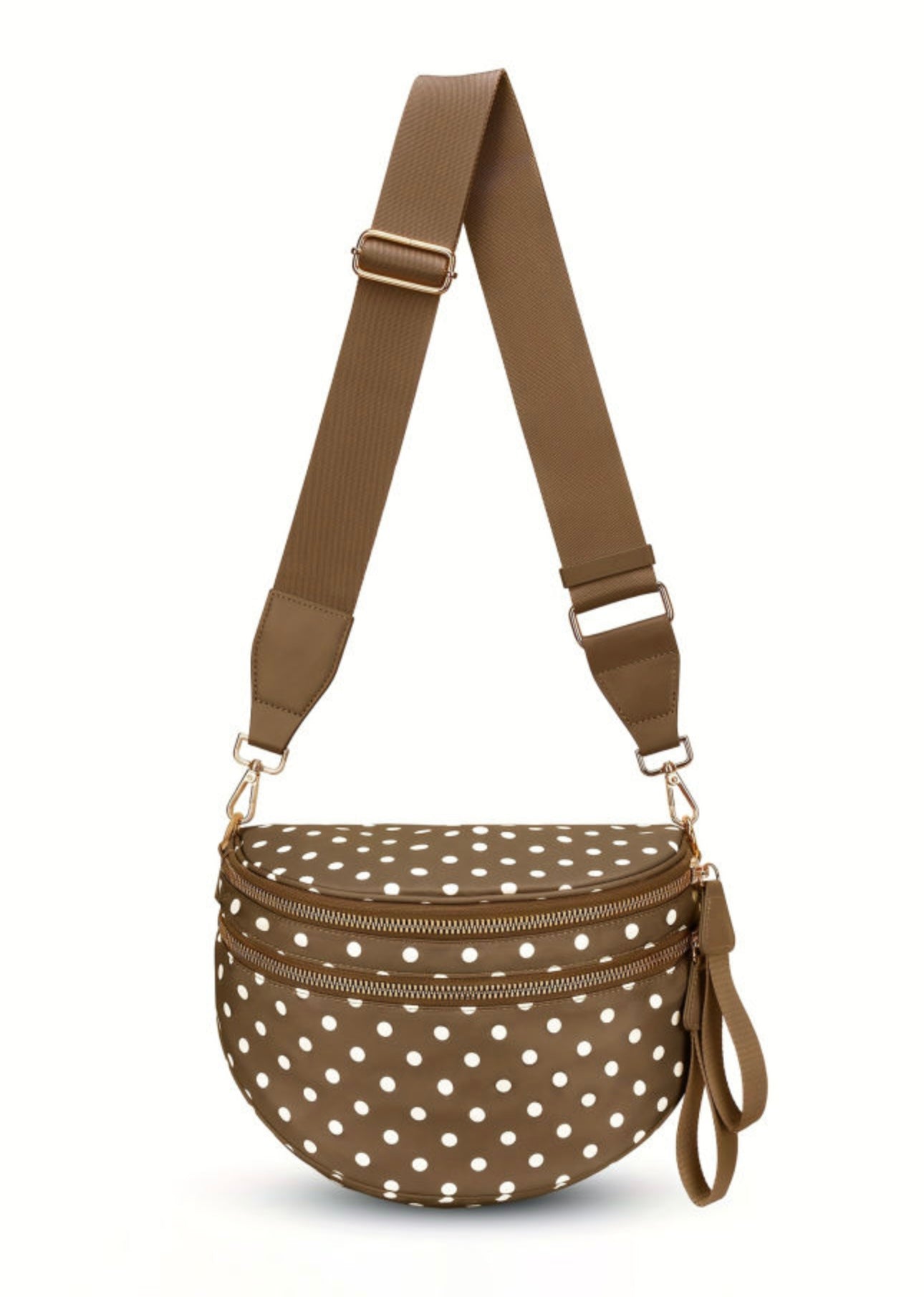 Camel Polka Dot Bum bag