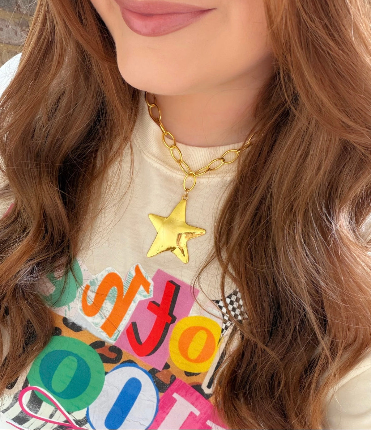 Gold Star Necklace